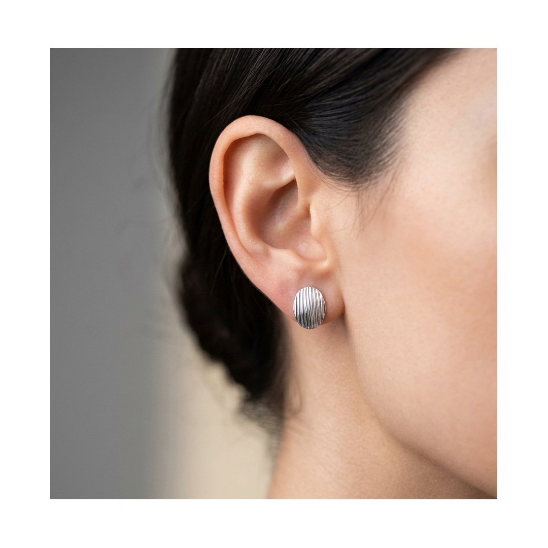 Minimalist Silver Stud - Image 2