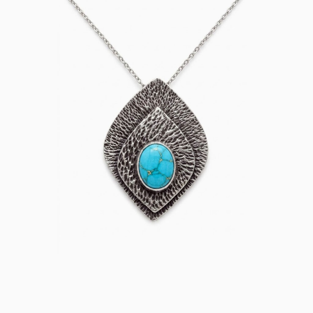 Desert Mirage Layered Pendant Necklace